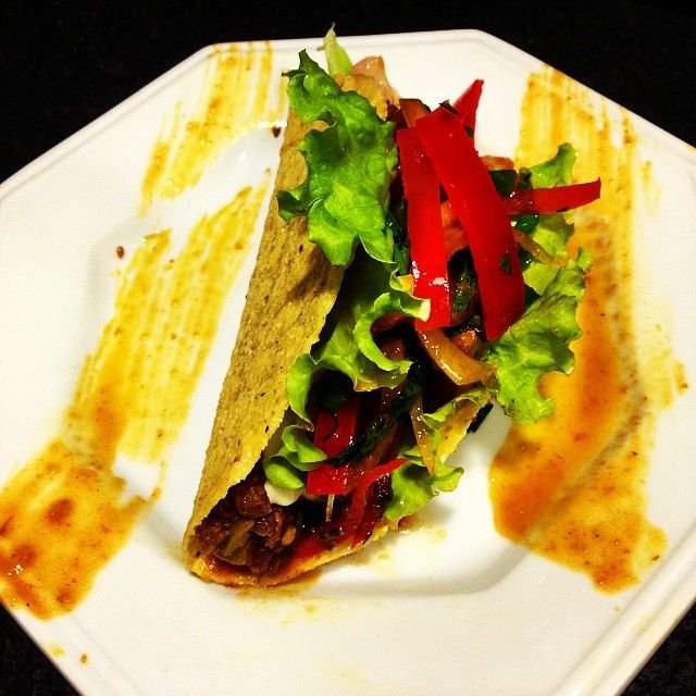 Taco do almoço especial