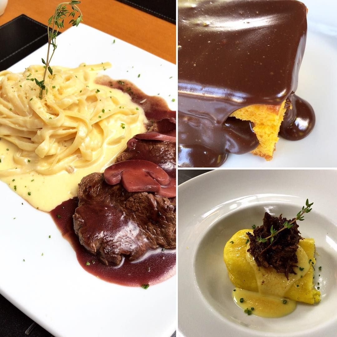 Pratos do menu em 3 etapas