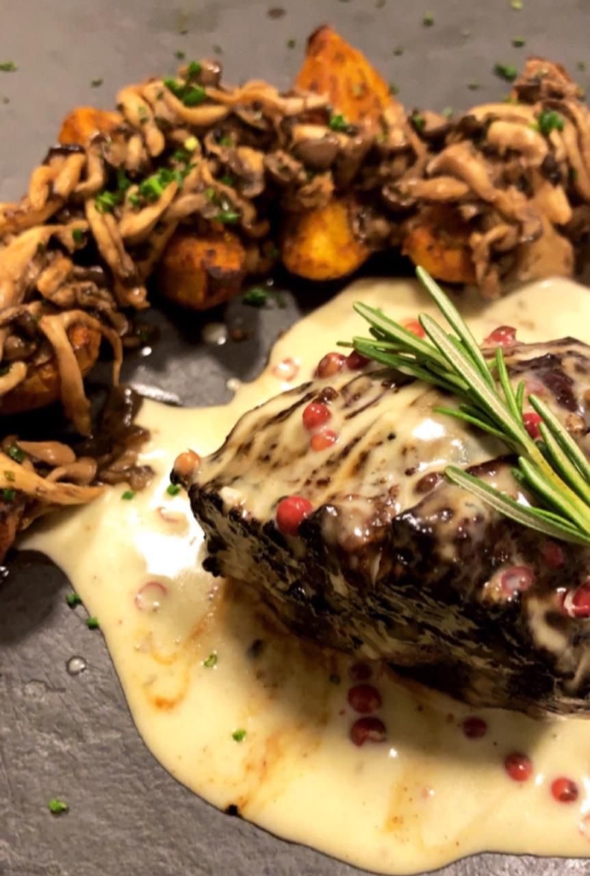 Filet au poivre rouge