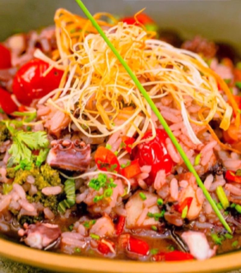 Arroz com polvo